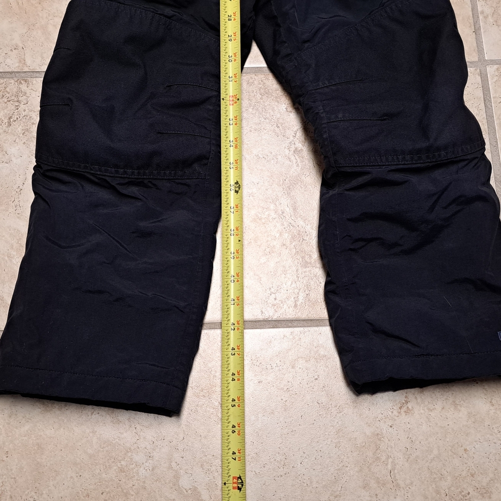 Lands' End Black Snow Bib Pants EUC Size 8 - Picture 10 of 16